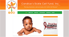 Desktop Screenshot of candicessicklecellfund.org